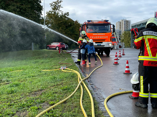 Action bei der Feuerwehr