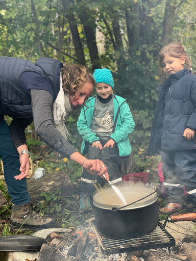 Kochen im Wald