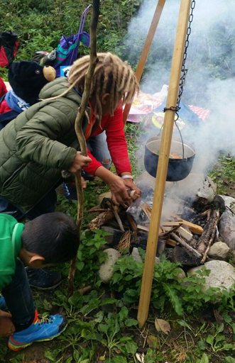 Kochen im Wald