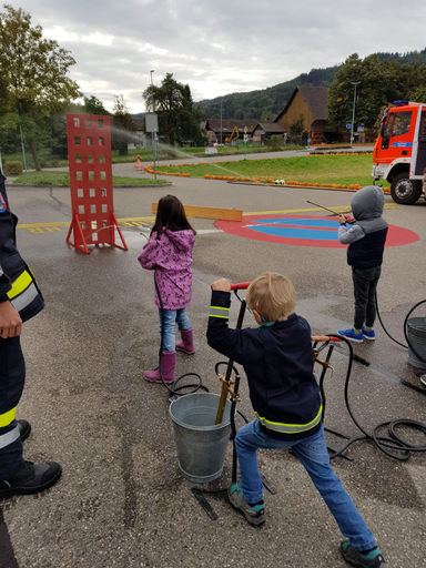 Bei der Feuerwehr